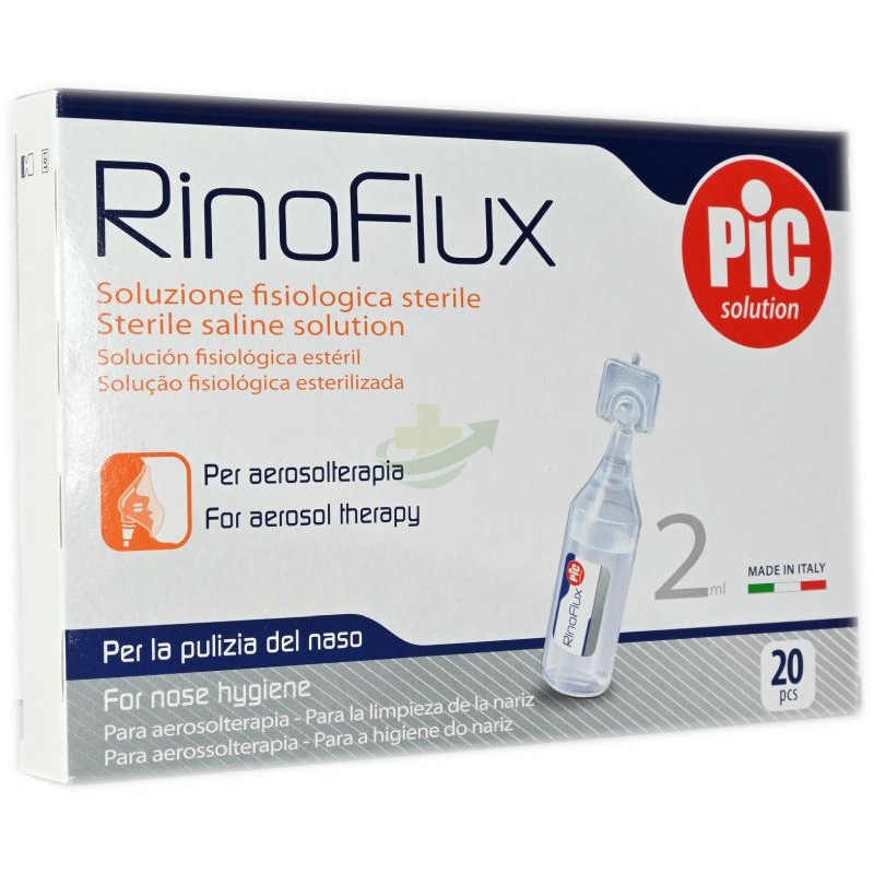 Rinoflux Soluzione Fisiologica 20 Fiale 2 Ml