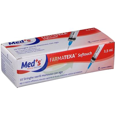 Farmac-zabban Siringa Meds 2,5 Ml 2 Gauge 5/3 10 Pezzi