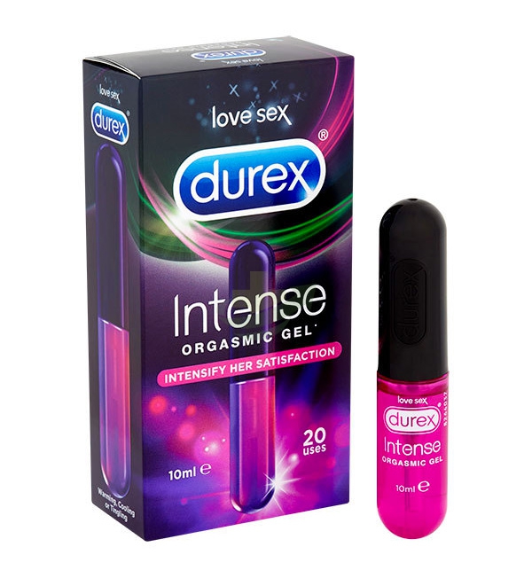 Durex Intense Orgasmic Gel per Massaggi 20 x 10 ml.