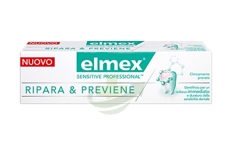 elmex Linea Igiene Dentifricio Sensitive Professional Ripara e Previene 75 ml