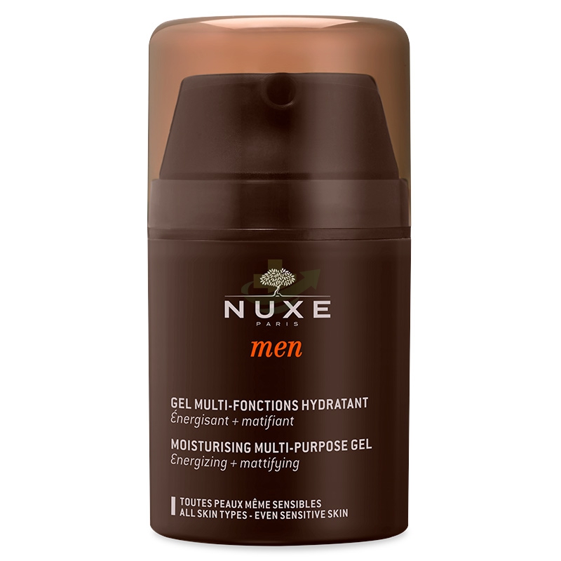 Nuxe Linea Men Gel Hydratant Gel Viso Multifuzione Anti-Et Idratante Uomo 50 ml