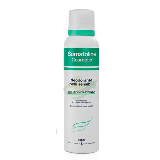 Somatoline Cosmetic Linea Deodorante Pelli Sensibili Depilate Spray 150 ml