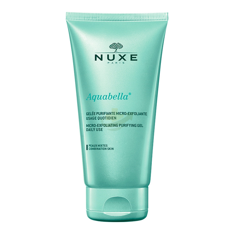 Nuxe Linea Aquabella Gel Purificante Microesfoliante Detergente Viso 150 ml