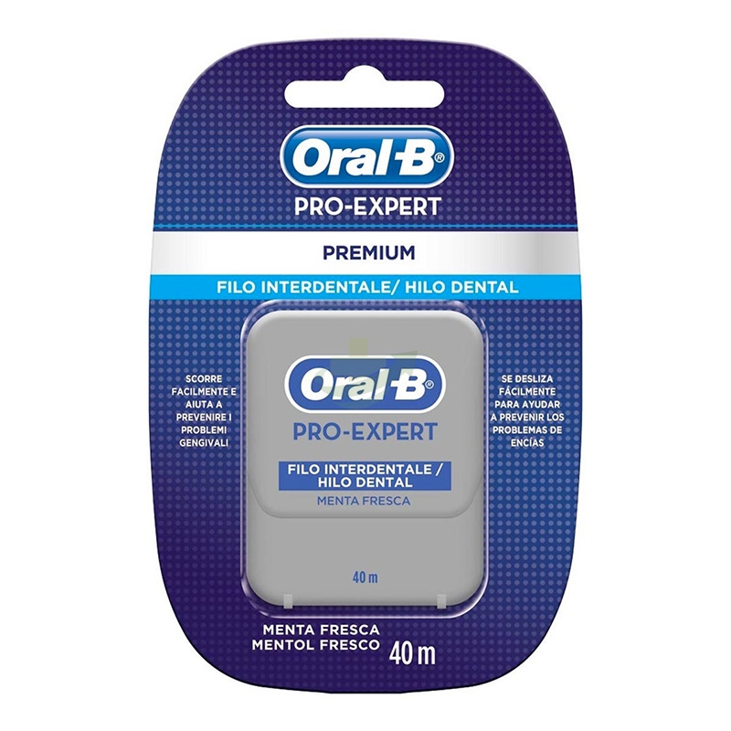 Oral-B Linea Igiene Dentale Quotidiana Pro-Expert Filo Interdentale 40 m