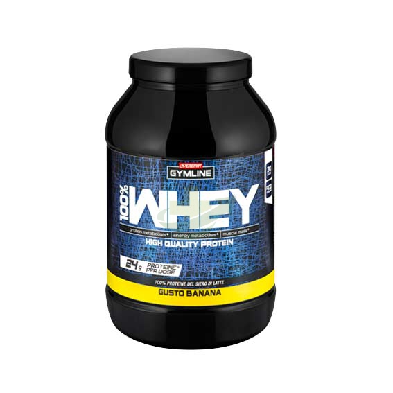 Enervit Sport Linea Gymline Muscle 100% Whey Protein Concentrate Banana 900g