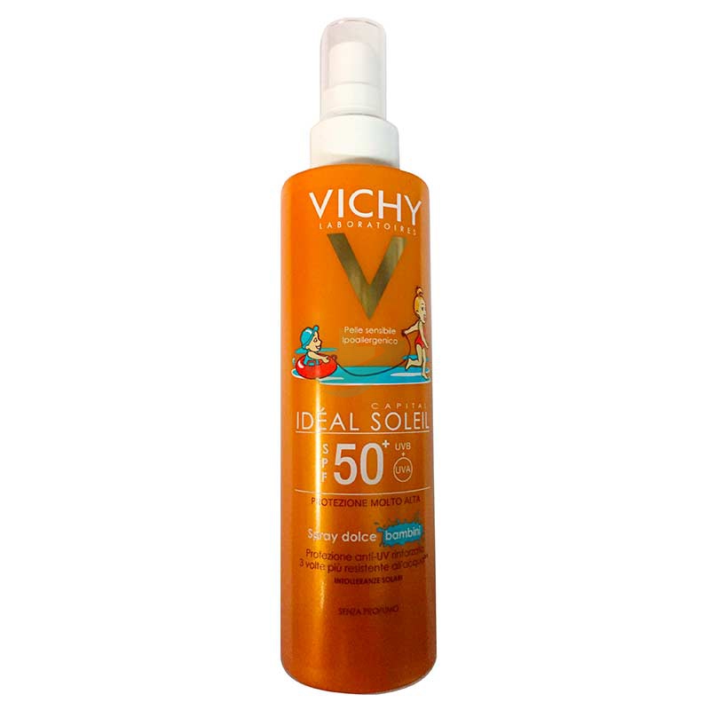 Vichy Linea Ideal Soleil SPF50+ Spray Solare Protezione Dolce Bambini 200 ml