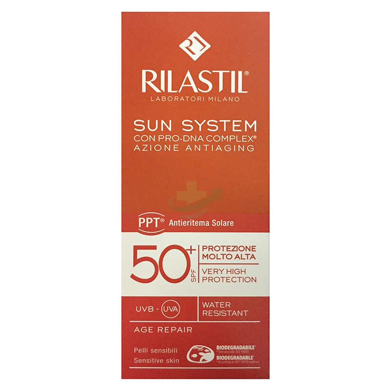 Rilastil Linea Sun System PPT SPF50+ Age Repair Crema Fondente Solare Viso 40 ml