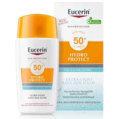 Eucerin Hydro Protect Fluido Solare Viso Ultra Leggero 50ml SPF 50 