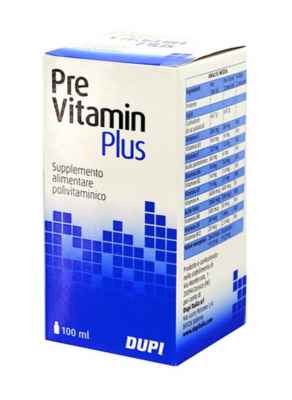 Dupi Italia Linea Vitamine e Minerali Pre vitamin Plus Integratore 100 ml