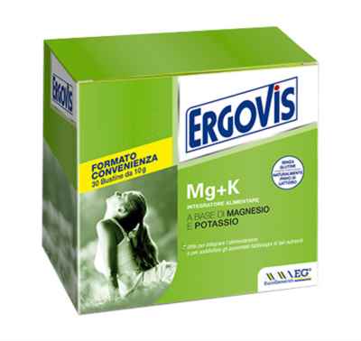 EG Farmaceutici Linea Vitamine Minerali Ergovis Mg K Integratore 30 Buste
