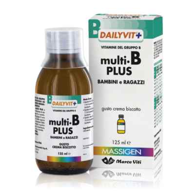 Massigen Linea Vitamine Minerali Dailyvit  Multi B Integratore Sciroppo 125 ml