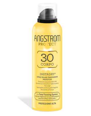 Angstrom Linea Protect Instadry SPF30 Spray Solare Trasparente Corpo 150 ml