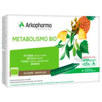 Arkofluidi Linea Snellezza Metabolismo Bio 20 Fiale